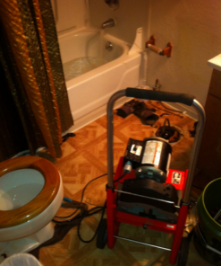 RIDGID 26998 Model K-400 Drain Cleaning 120-Volt Drum Machine Kit with C-45IW 1/2" x 75' Cable, White, Black, Red 35 81ebQSybS7L