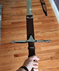 Whetstone Cutlery William Wallace Medieval Sword with Sheath, Silver, 8.75''x 41.625'' x 2.25'' 45 81ebt5S8OxL