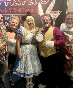 Skeleteen Jumbo Gold Clock Necklace - White Rabbit Clock, Hip Hop Rapper Clock - 1 Piece 26 81ec5mpM8hL