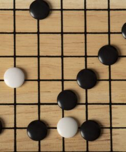 Go Set with Natural Wood Board | Portable 29 x 29cm (11.4" x 11.4") Set | Complete Set of 361 Stones | 19x19 Grid Layout, Portable Size for Travel | 2-Player - Classic Chinese Strategy Board Game 9 81ecmrJ7nYL