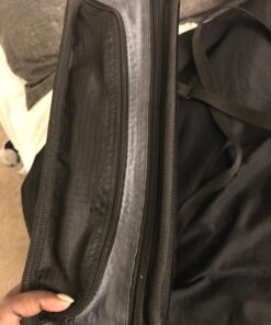 Case-it The Mighty Zip Tab Zipper Binder - 3 Inch O-Rings - 5 Color Tab Expanding File Folder - Multiple Pockets - 600 Sheet Capacity - Comes with Shoulder Strap - Black D-146 Single 51 81ee5BqVJ7L