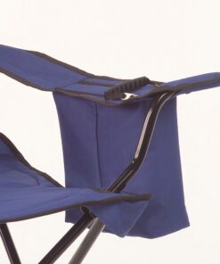 Coleman Portable Camping Chair with 4-Can Cooler, Fully Cushioned Seat and Back with Side Pocket and Cup Holder, Carry Bag Included, Collapsible Chair for Camping, Tailgates, Beach, and Sports Blue 35 81eeCs3WpwL