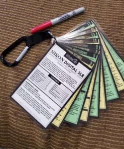 Whitecap Cheat Sheets for Nikon DSLR D3500 D5600 D7500 D3400 D3300 D5500 D5300 D7200 Z7 Z6 D850 D810 D610 D750 D500 Df D5 Tip Cards Camera Quick Guide 8 81efJgVhBcL