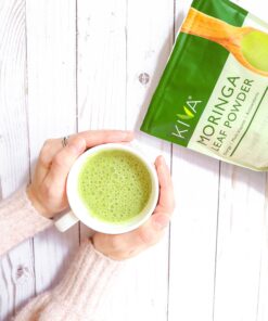 Kiva Organic Moringa Leaf Powder - Non-GMO and RAW - (1 Pound) 22 81efpNsm7CS