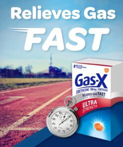 Gas-X Ultra Strength Gas Relief Softgels with Simethicone 180 mg for Bloating Relief - 50 Count 11 81egFZ VuIL