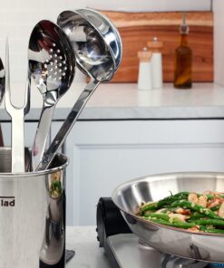 Alternative view of All-Clad Specialty Stainless Steel Kitchen Gadgets Large Soup Ladle Kitchen Tools, Kitchen Hacks Silver