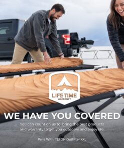 Teton Sports Canvas Camp Pad, Sleeping Pad for Car Camping, Brown Adventurer Camp Pad | 75" x 24" x 2" 17 81ehp6EPD6L