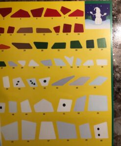 Paint by Sticker Kids: Christmas: Create 10 Pictures One Sticker at a Time! Includes Glitter Stickers 25 81ehtfXrIGL