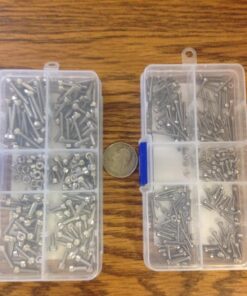 Hilitchi 420pcs M2 M3 Stainless Steel Hex Socket Head Cap Screws Nuts Assortment Kit with Box (304 Stainless Steel) 23 81ei7cI7IRL