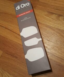 DI ORO Silicone Spatula Set - Rubber Kitchen Spatulas for Baking, Cooking, & Mixing - 600°F Heat-Resistant & BPA Free Silicone Scraper Spatulas for Nonstick Cookware - Dishwasher Safe (3pc, Black) 38 81eiPO8YVFL