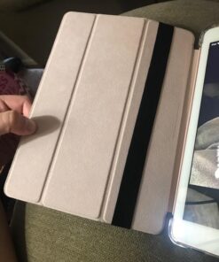 MoKo Pencil Case Fit Apple Pencil (USB-C), Apple Pencil 1st/2nd Generation, Elastic Band Detachable Stylus Pens Pocket Protective Pouch for 9.7"-12.9" Tablet,Rose Gold Rose Gold 78 81eibVyW7yL
