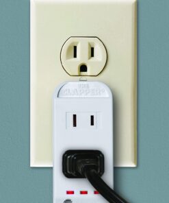 The Clapper, The Original Home Automation Sound Activated Device, On/Off Light Switch, Clap Detection - Kitchen Bedroom TV Appliances - 120v Wall Plug Smart Home Technology, As Seen On TV Home Gift Original Clapper 12 81ekGbHdkL