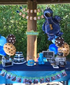 Cookie Monsters Happy 1st Birthday Balloon Decorations and Party Supplies 33 81ekVzlGI4L