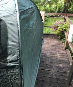 Outsunny Camping Tent Cot, Single Person Folding Cot Combo, Off-Ground Tent, Covered Outdoor Bed with Carry Bag for Hiking, Camping 34 81ekrkj3w6L