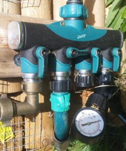 Garden Hose Splitter, Heavy Duty, Water Hose Manifold, 4 Way Hose Connector, Spigot Splitter, Faucet Divider Outdoor - Classic Classic 4-way 25 81elNFDJjfL