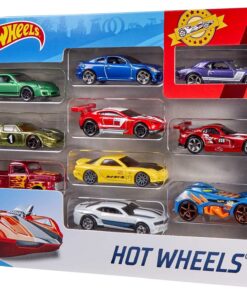 Hot Wheels Set of 10 1:64 Scale Toy Trucks and Cars for Kids and Collectors, Styles May Vary (Amazon Exclusive) 10-Pack 30 81elfqbcyuL