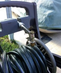 ESOW Garden Hose Nozzle, 100% Heavy Duty Metal Spray Gun with Full Brass Nozzle, 4 Watering Patterns Watering Nozzle- High Pressure Pistol Grip Sprayer for Watering Plants, Car Wash and Showering Dog Bullet Modelling Silver 25 81emImaO23L