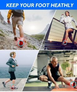 U-pick Ankle Brace for Plantar Fasciitis Support, Compression Sock Adjustable Strap for Heel Spur Achilles Tendonitis & Perineal Tendonitis & Sprained Ankle, Heel Pain Relief (Single/Blue) Blue-Single 19 81enPBOfaRL