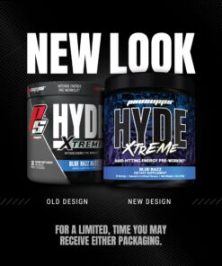 PROSUPPS® Mr. Hyde® Xtreme Pre-Workout Powder Energy Drink - Intense Sustained Energy, Pumps & Focus with Beta Alanine, Creatine & Nitrosigine, (30 Servings, Blue Razz Blitz) 16 81eosVgSzCL
