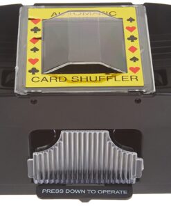 Brybelly Two Deck Automatic Card Shuffler - Battery-Operated Electric Shuffler - Great for Home & Tournament Use for Classic Poker & Trading Card Games 10 81ep5tqI2qL