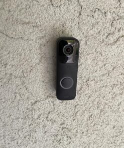 Blink Video Doorbell | Two-way audio, HD video, motion and chime app alerts and Alexa enabled — wired or wire-free (Black) Black Video Doorbell Standalone 37 81epLP16fL