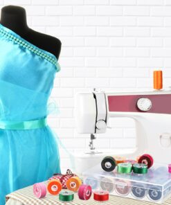 Outus 50 Pieces Prewound Thread Bobbins with Bobbins Box for Brother Sewing Machine, 50 Assorted Colors 18 81eqQoWzqSL