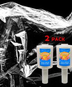 Yens 2 Pack 5" inch 1000 Ft Roll 80 Gauge Total 2000 ft Mini Hand Stretch Wrap Industrial Strength Mini Hand Stretch Wrap Moving Supplies Durable Heavy Duty Shrink Film 17 81er9RiFVyL