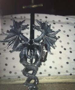 Gifts & Decor 36247 Dragon Dagger Wall Plaque, 9 1/2" x 3" x 12" high, Multicolor 16 81erVPKej6L