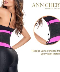 Ann Chery 2051 Latex Fit Women Waist Trimmer Belt for Weight Loss Lumbar Support Fuchsia 38 XL/38 (Fits 33-34 Inch Waist) 8 81escp0xGfL