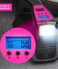 Electric Air Compressor Tire Inflator AC/DC Portable for Car – DC 12V, Home – AC 110V, Upscale, with Digital Pressure Gauge, Air Pump for Car Tires, Motorcycle, Bike, Basketball and More 15 81etU0aCWL