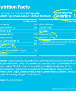 SUNMANC Kombucha 30 packets (5.4oz), Sparkling Probiotic Fermented Drink from South Korea, Gut Health and Immunity Support, Convenient Powdered Drink Mix, Tea Powder, Low Calories, Sugar 0g, Low Caffeine, No Refrigeration Required (Lemon) Lemon 21 81ete7xBrTL