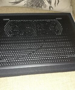 Targus 17 inch Dual Fan Lap Chill Mat - Soft Neoprene Laptop Cooling Pad, Heat Protection/Dispersion Laptop Cooler/Fan, USB-A Connection, Black Portable Lightweight Chill Mat 76 81euapXUYJL
