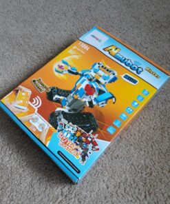 AOKESI Building Block Robot Kits for Kids, Remote & APP Control Robot Snap Together Engineering Kits STEM Building Toys Best Gift for 6, 7, 8 and 9+Year Old Boys and Girls Blue New 33 81euhBwY45L 2