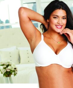 Playtex Women's Secrets All Over Smoothing Full-Figure Underwire Bra US4747 38DD Nude Stripes 13 81ev GID92S