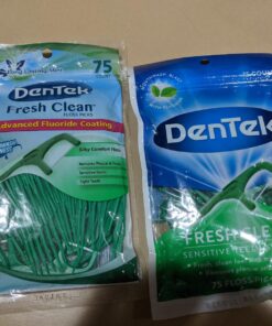 DenTek Fresh Clean Floss Picks, For Extra Tight Teeth, 75 Count 75 Count (Pack of 1) 37 81evCu3dfUL