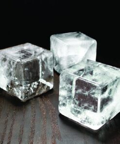 Tovolo Leak-Free, Slow-Melting Colossal 2.25-Inch Cube Silicone Sealed Lid Craft Ice Molds, 2 Pack, Charcoal 13 81evl8DiDIL