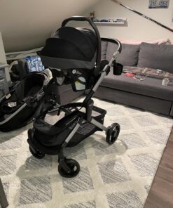 Graco Modes Nest Travel System, Includes Baby Stroller with Height Adjustable Reversible Seat, Pram Mode, Lightweight Aluminum Frame and SnugRide 35 Lite Elite Infant Car Seat, Sullivan Modes Nest w/ Height-Adjustable Seat 37 81ewDPsJSqL