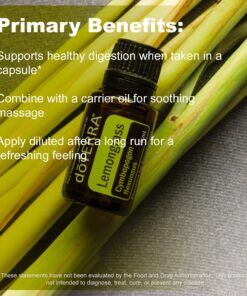 doTERRA - Lemongrass Essential Oil - 15 mL 0.5 Fl Oz (Pack of 1) 16 81ewcuBy2LL