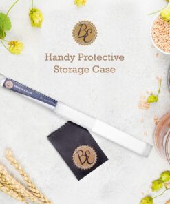 Brewer's Elite Hydrometer & Plastic Test Jar - for Home Brew Beer, Wine, Mead and Kombucha - Deluxe Triple Scale Set, Hardcase and Cloth - Specific Gravity ABV Tester Hydrometer & Plastic Test Jar Kit 32 81ewkndEygL