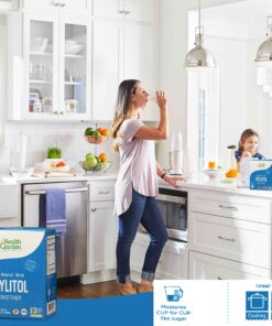 Health Garden Birch Xylitol Sweetener - Non GMO - Kosher - Made in the U.S.A. - Keto Friendly, 50 Count (Pack of 1) 50 Count (Pack of 1) 12 81exFeeTzFL