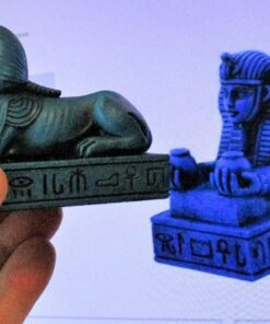 Blue Amenhotep III Sphinx Egyptian Figure Collectible 19 81ezYIW9fL