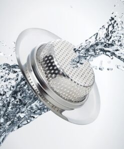 Fengbao 2PCS Kitchen Sink Strainer - Stainless Steel, Large Wide Rim 4.5" Diameter 32 81ezsryhSuL