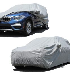 BMW Car Cover 2001 2002 2003 2004 2005 2006 2007 2008 2009 2010 2011 2012 2013 BMW 320i 325i 328i 330i 335i 335is M3 CAR COVER and any cars up to 180" BMW Accessories Dust Cover (Space Gray) Space Gray 12 81f0RmJtbvL