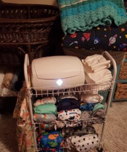 Prince Lionheart Warmies Wipes Warmer Designed for Reusable Cloth Wipes | Soft Glow Nighlight | Includes 1 everFRESH Pillow and 4 Warmies Cloth Wipes Bamboo,Fresh 1 x Warmies Wipes Warmer 50 81f0rq607fL