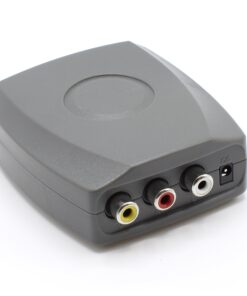 THE CIMPLE CO RF Modulator - RCA Composite to RF Coaxial - Converts Standard Definition Signals to Coax, Includes AV Cable 13 81f17GF8XWL