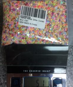 Colorful Manicure Glitter Confetti 1.8oz/50g Mixed Shapes Size 3mm Great for Party Décor, DIY Crafts, Premium Nail Art Etc.. 50 81f4rzzS08L