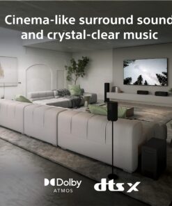 Sony STR-AN1000 7.2 CH Surround Sound Home Theater 8K A/V Receiver: Dolby Atmos, DTS:X, Digital Cinema Auto Calibration IX, Bluetooth, WiFi, Google Chromecast, Spotify connect, Apple AirPlay, HDMI 2.1 STR-AN1000 AV Receiver only 43 81f5FX2cqgL