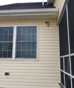 WALI Bullet Dummy Fake Surveillance Security CCTV Dome Camera Indoor Outdoor with one LED Light Warning Security Alert Sticker Decals (TC-S4), 4 Packs, Silver 41 81f5zX0WYPL