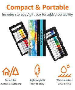 Amazon Basics Acrylic Paint Tubes, 24 Colors 34 81f63cpvAL