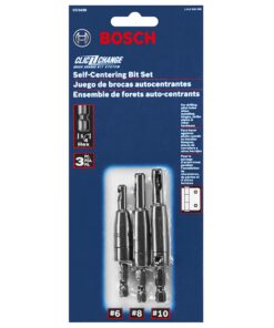 BOSCH CC2430 3-Piece Clic-Change 1/4 In. Self-Centering Drill Bit Assorted Set 3pc Set 22 81f6Ry5TMqL